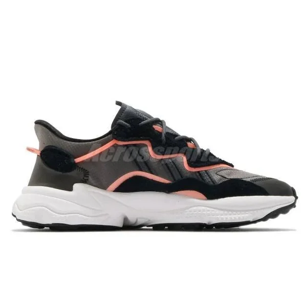 Adidas Originals Ozweego Black Signal Coral Grey ... - Size 4.5 Men