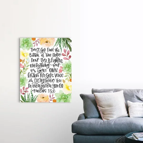 Trust in The Lord, Canvas Wall Art, 36x45, Great Big Canvas
