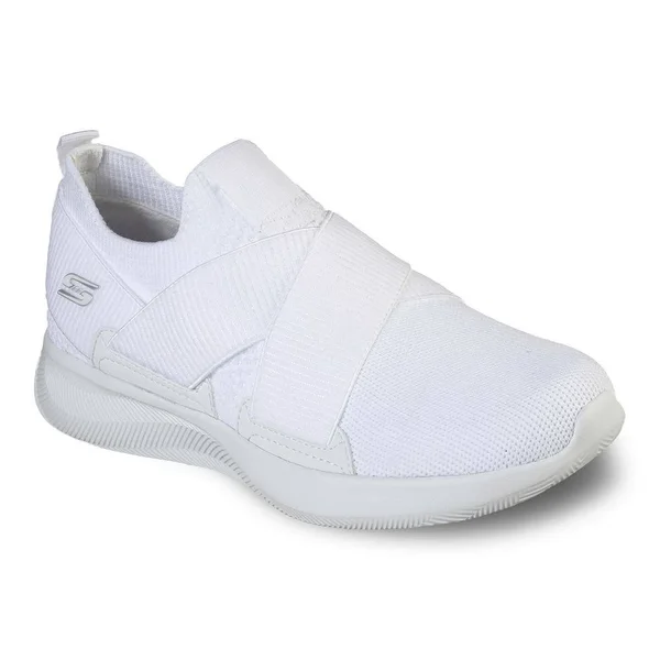 Skechers Women's Bobs Sport Squad 2 Kid Cool Slip-On Sneaker, White