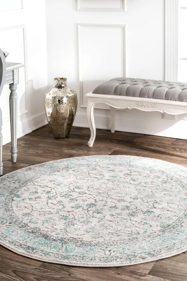 nuLOOM Vintage Rio Area Rug, 6& 7x22 x 9&, Aqua