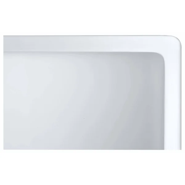 Anzzi K-AZ221-1A Roine Farmhouse Reversible Apron Front Man Made Stone 24 in. Single Basin Kitchen Sink in White
