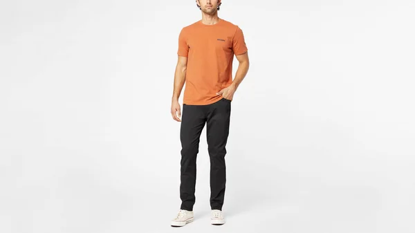 Dockers Men's Jean-Cut Supreme Flex Slim Fit Pants, Created for Macy&s - Black