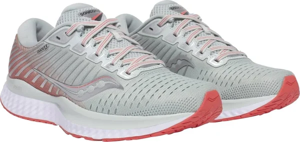 Saucony Women's Guide 13 - 8 - Sky Grey - Coral