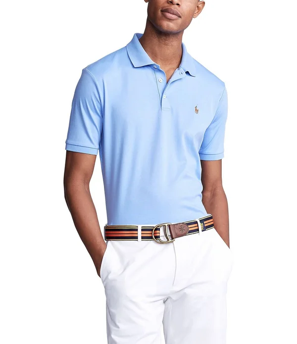 Polo Ralph Lauren Men's Big & Tall Classic Fit Soft Cotton Polo - Cabana Blue