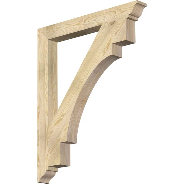 4x22W x 36x22D x 44x22H Merced Traditional Rough Sawn BRACKET - Douglas Fir