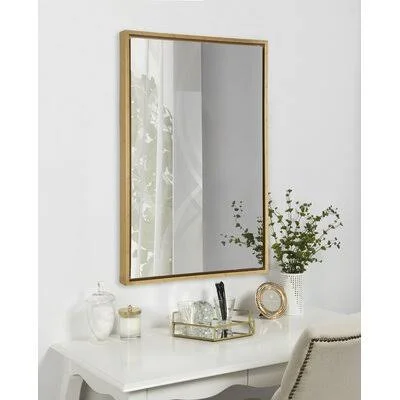 Abhilash Modern Beveled Accent Mirror Ebern Designs Size: 36x22 x 24x22