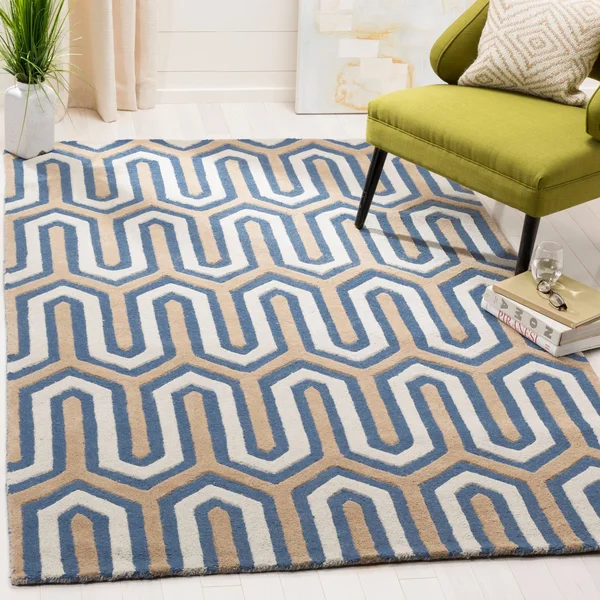 Safavieh Cambridge Navy & Grey 8& x 10& Rug