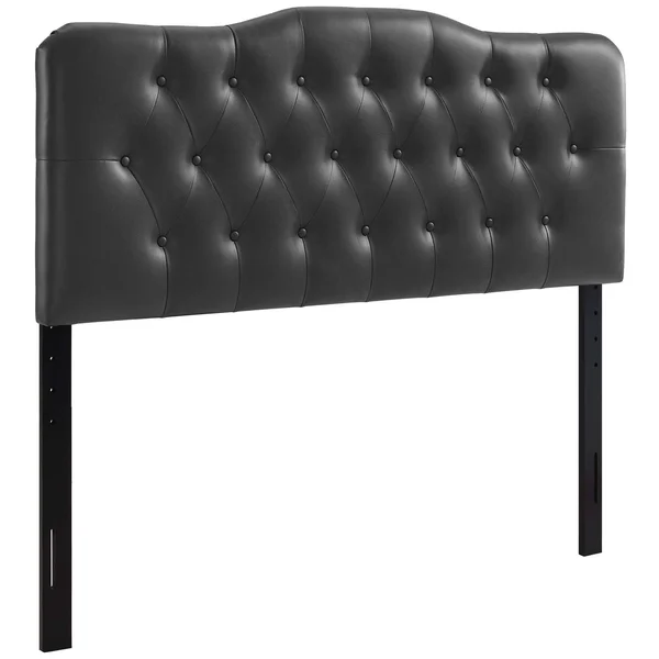 Modway Annabel Queen Vinyl Headboard, White