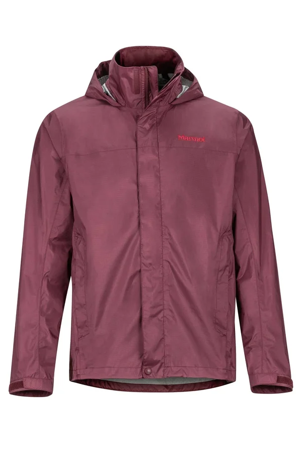 Marmot Men's PreCip Eco Jacket - Large - Burgundy