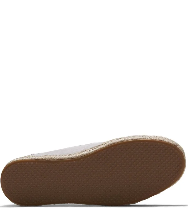Toms Espadrilles Rope Espadrilles Leather White 8