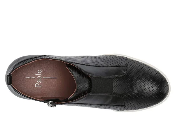 Women's Linea Paolo &Felicia& Wedge Sneaker, Size 5 M - Black
