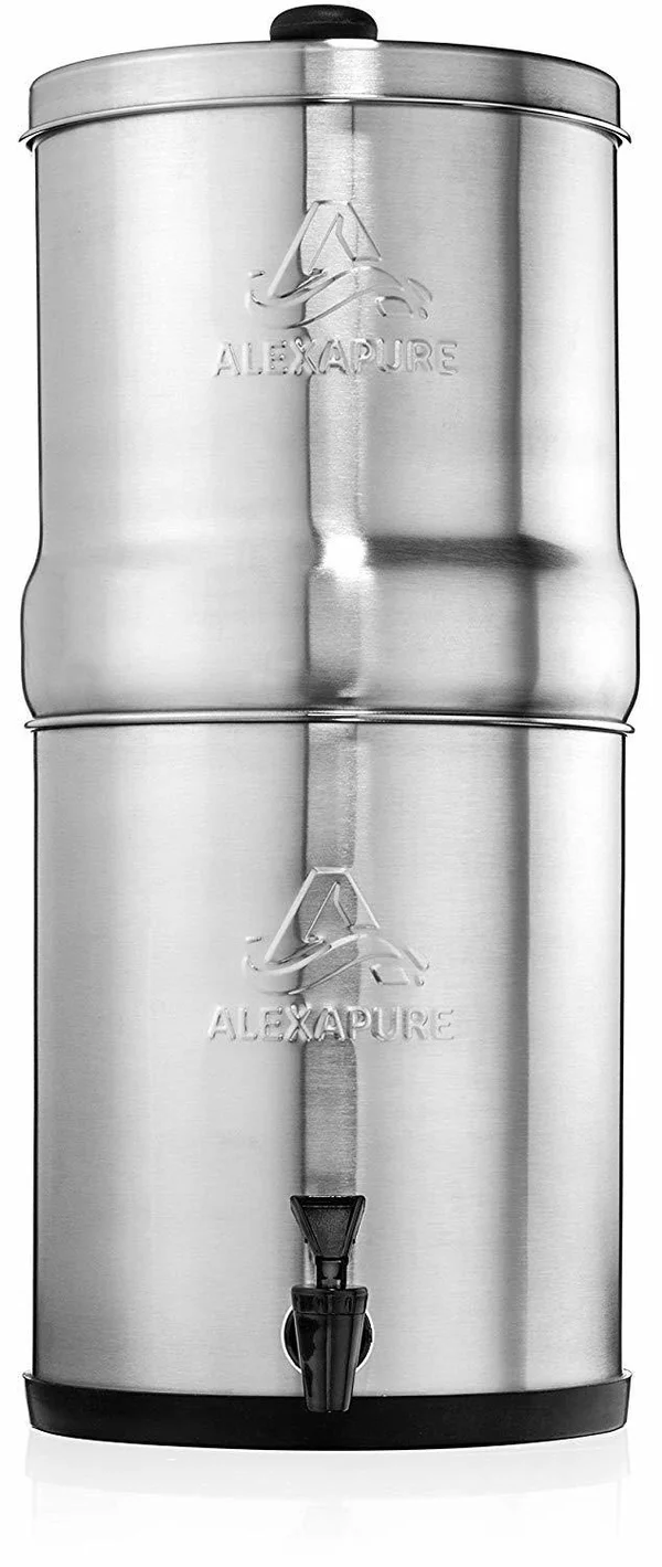 Alexapure Pro Stainless Steel Water Filtration System 5 - 000 Gallon