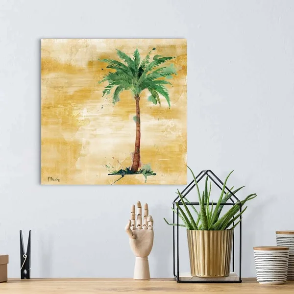 Arianna Palm IV - Canvas Wall Art, 16x16, Great Big Canvas