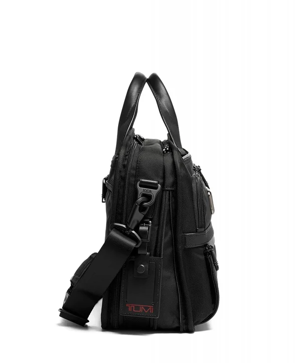 Tumi - Alpha 3 - Small Screen Expandable Laptop Brief Black