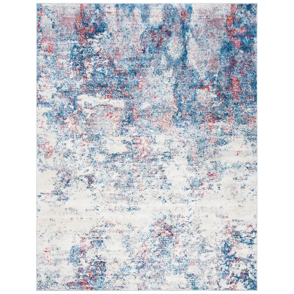 Safavieh Brentwood Alaia Abstract Runner Rug, Grey/Navy, 2& x 14&