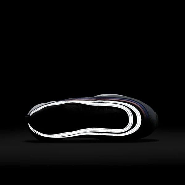 Nike Air Max 97 Big Kids& Shoes in Black, Size: 4.5Y, 921522-026
