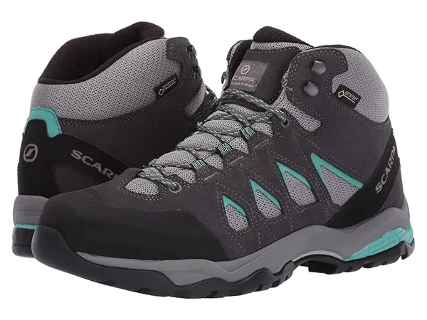 Scarpa Women's Moraine Mid GTX - Grey/Lagoon - 40.5