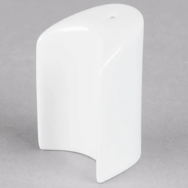 Tuxton GZP-731 2 x 0.5 in. Pepper Shaker-Porcelain White - 1 Dozen