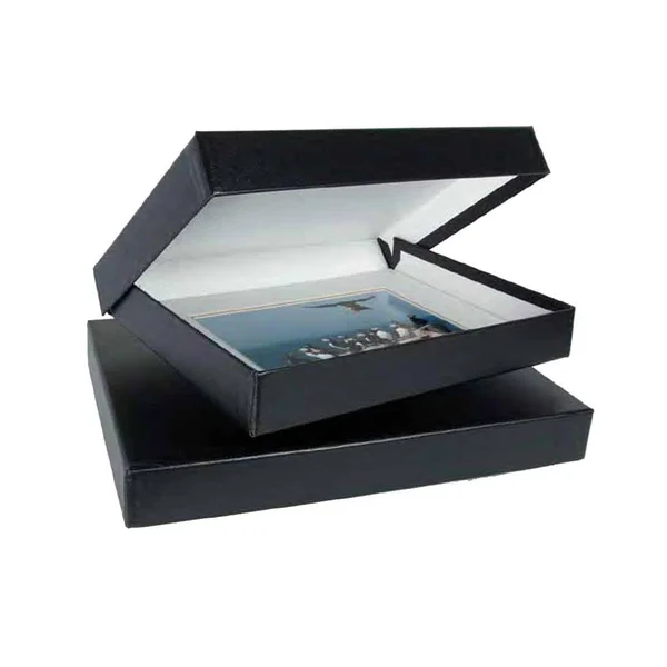 Archival Methods Onyx 11x17x2inch Portfolio Box Blk Wht #10024