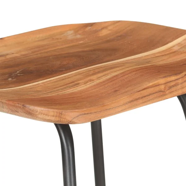 vidaXL Bar Stools 4 Pcs Solid Acacia Wood