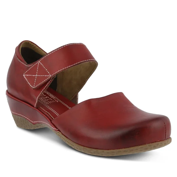 L&Artiste by Spring Step Gloss Women's Mary Jane Shoes - Size: 40, Red