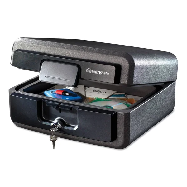 Sentry HD2100 Safe 0.37 Cu ft 15.5w x 14.4d x 7.6h Black