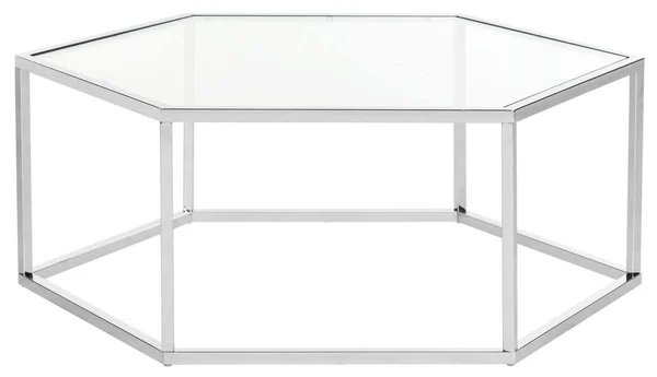 Safavieh Eliana Chrome Glass Coffee Table