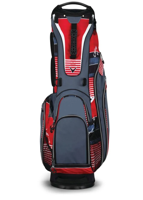 Callaway Hyper Lite 5 2018 Stand Bag - Titanium/Red/Black