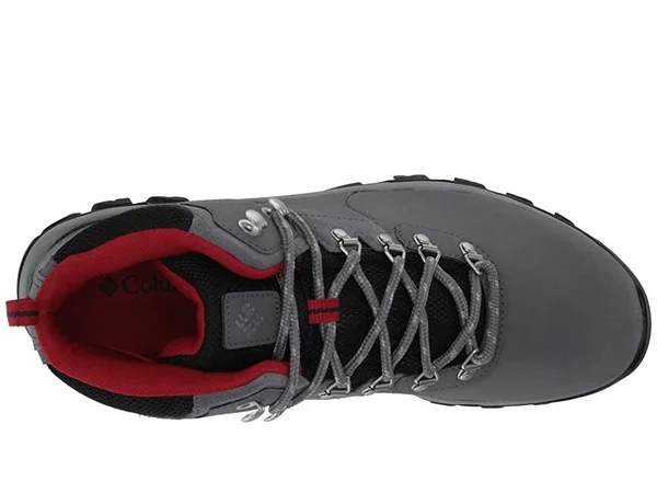 Columbia Men's Newton Ridge Plus II Waterproof Hiking Boot Ti Grey Steel/Rocket 13