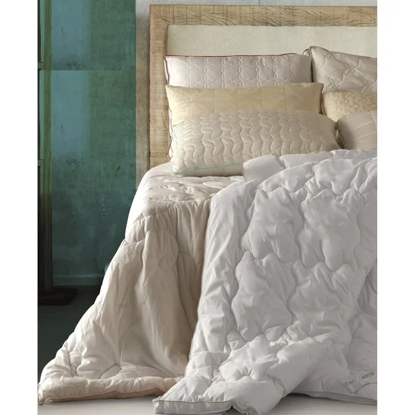Enchante Home Luxury Cotton Comforter Queen, White