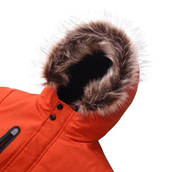 Rokkau0026rolla Boys& Water-Resistant Lined Hooded Thickened Parka Jacket with Removable Faux-Fur Hood Trim Mandarin Orange - Boy