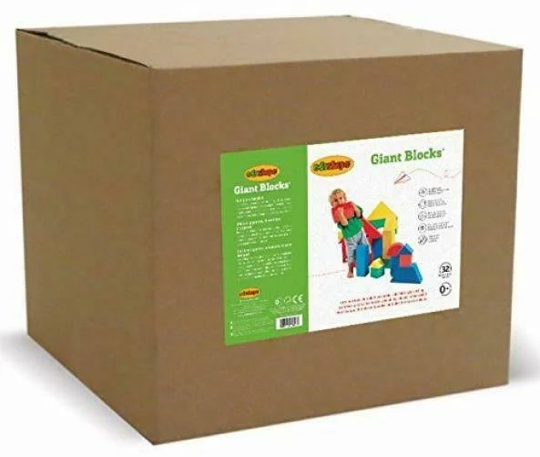 Edushape Giant Blocks, 32 Piece