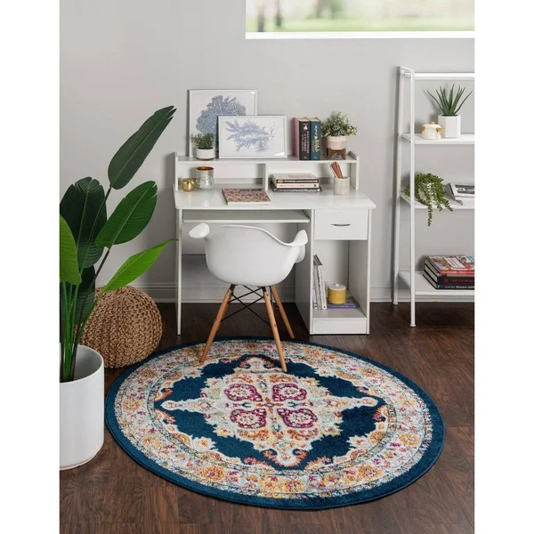 Unique Loom Parker Merakli Area Rug - Yellow - 4& 0 x 6& 0