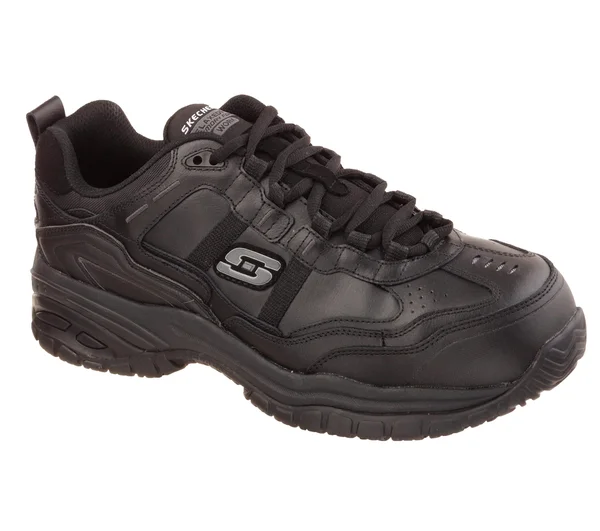Skechers Men's Work Relaxed Fit Soft Stride Grinnel Comp Black