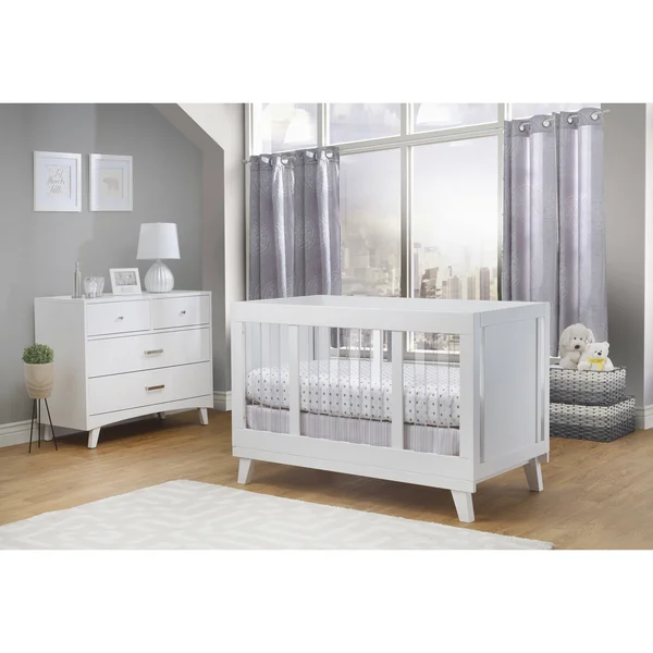 Sorelle - Uptown Acrylic Crib - White