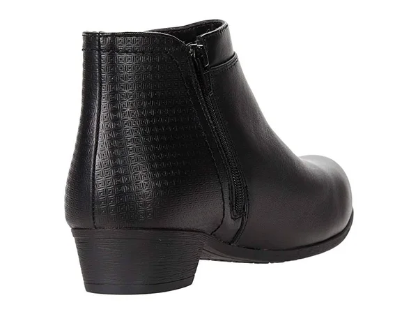 Rockport Works Carly Alloy Toe Work Bootie 12 Women's Black Shoe