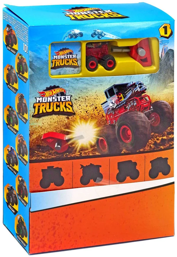 Hot Wheels Series 1 Monster Trucks Mystery Box [Version 1 - 20 Packs]