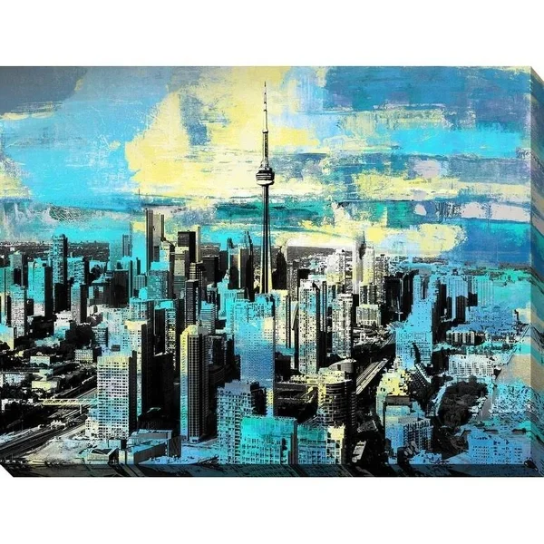 Picture Perfect International PPI Studio Toronto - Ontario 4x22 Giclee Stretched Canvas Wall Art, 30 x 40