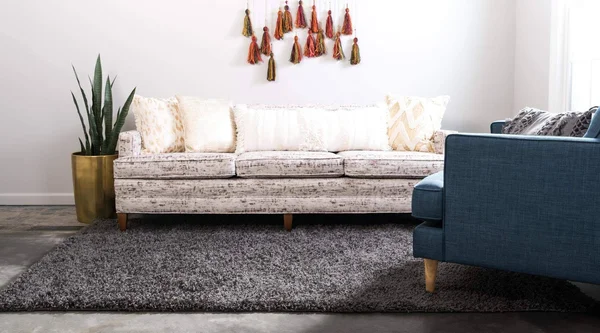 Solid Shag Rug 5x8, Graphite Gray