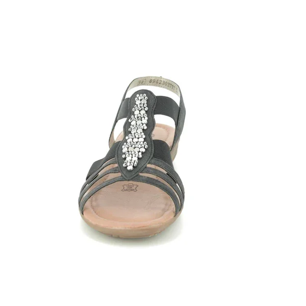 Remonte Odet Dark Grey Womens Comfortable Sandals R3660-45 in Size 41
