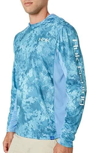 Huk Men's Icon x Camo Hoodie - Large - Erie