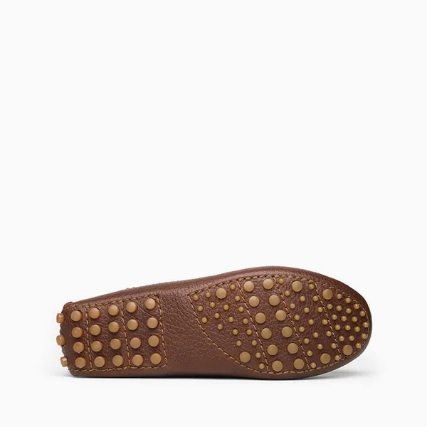 Minnetonka P.W. Driving Loafer (The Original) - Brown - Loafers