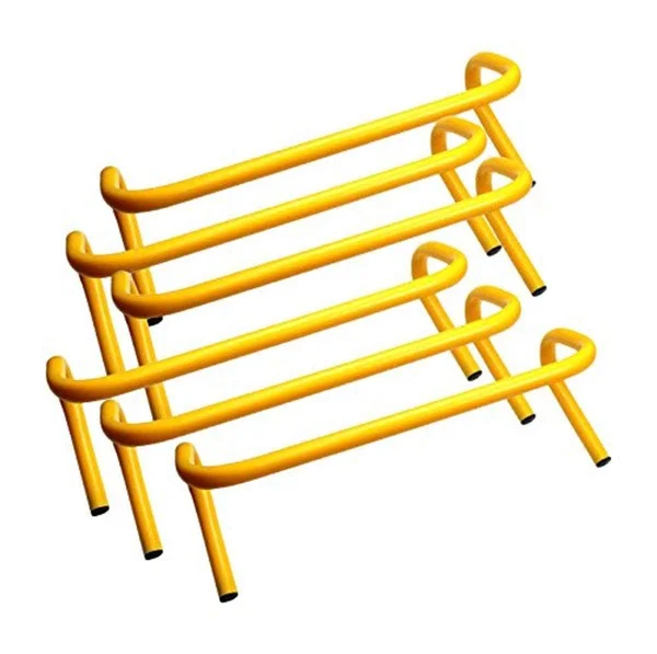 Bluedot Trading Speed Agility Soccer/Football/Basketball Training Hurdle Track (6 Set), Yellow, 9x22