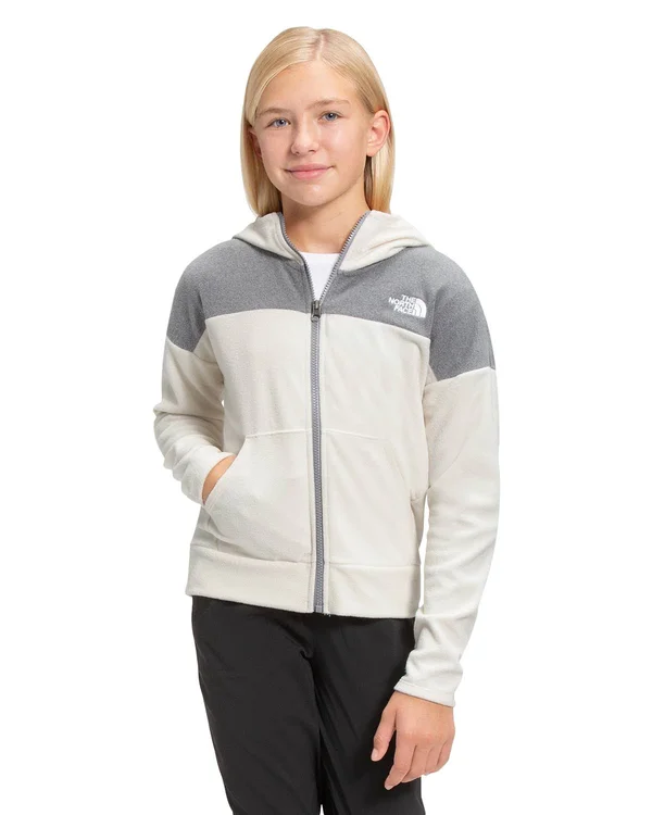 The North Face Girls& Glacier Full-Zip Hoodie, Large, Multi