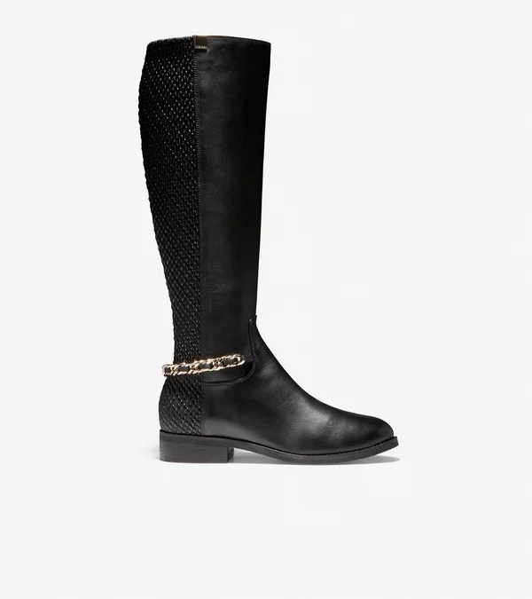 Cole Haan Women's Idina Stretch Boot (Black, 8.5 B)
