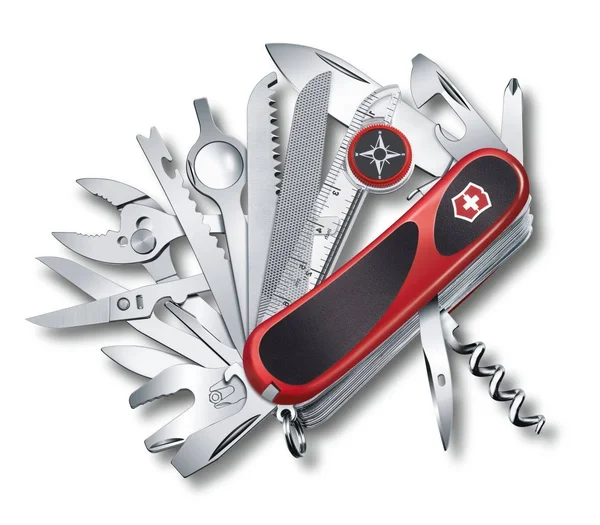 Victorinox Evogrip S54 Swiss Army Knife Red & Black 2.5in.
