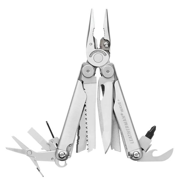 Leatherman - Wave Plus with Cap Crimper Multi-Tool - Stainless Steel