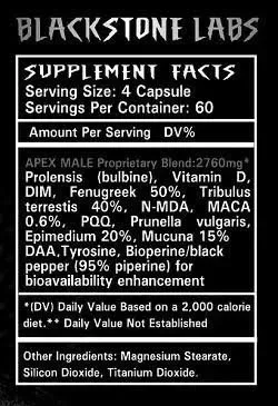 Blackstone Labs Apex Male (240 Capsules)