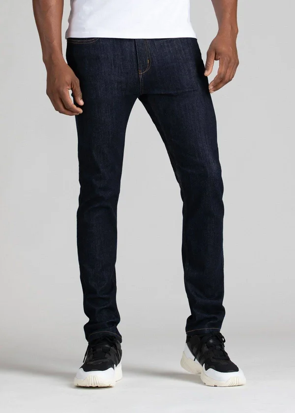 DUER Men's Performance Denim Slim Blue - Size 28 - 30, Heritage Rinse