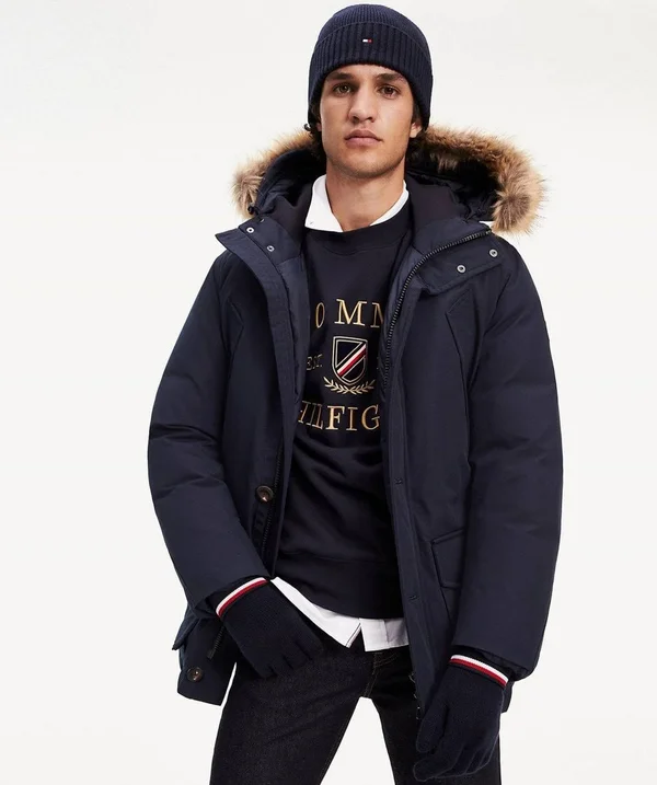 Tommy Hilfiger Men's Hampton Down Parka Jacket - Blue